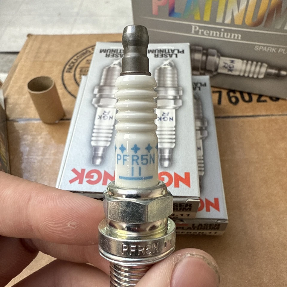 6 bujías láser platino NGK 5838 PFR5N-11 5838 PFR5N11 Foto 2 de 4
