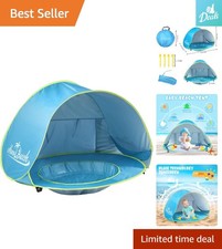 Portable Infant Sun Shelter with Mesh Panels - Ultra Lightweight Beach Tent