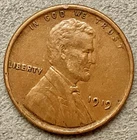 1919p Lincoln Wheat Cent - [XF/EF] Extremely Fine - Philadelphia Mint ~ B555