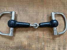 5 Inch D Ring Rubber Snaffle