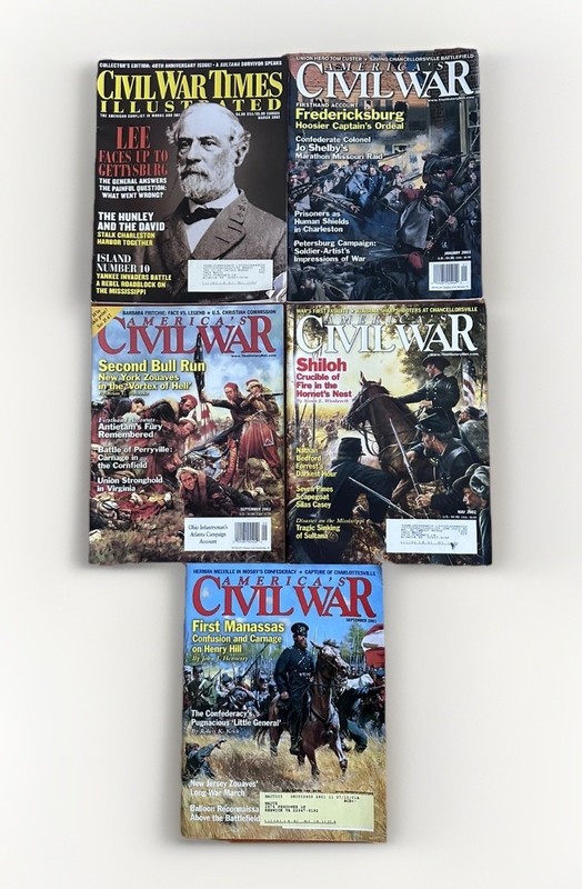 AMERICA'S CIVIL WAR MAGAZINE LOT (4) 2001-2003