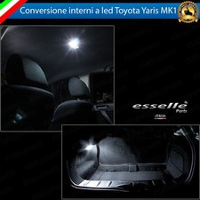 LED INTERNI TOYOTA YARIS MK1 CONVERSIONE INTERNI A LED 6000K BIANCO NO ERROR