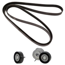 Continental Drive Belt Idler Pulley Tensioner Kit For Audi S5 3.0L V6 2010-2012