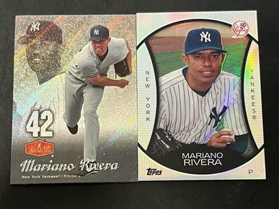 Mariano Rivera 2006 Flair Suite Level & 2010 Topps Platinum Chrome HOF  