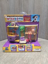 Vintage 1996 Wishbone Treasure Island Storybook Playset-Complete In Box RARE 