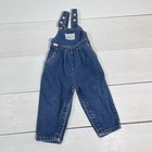 Vintage 80s 90s Lee Jeans Overalls 24 Months Pink Patch Girl Toddler