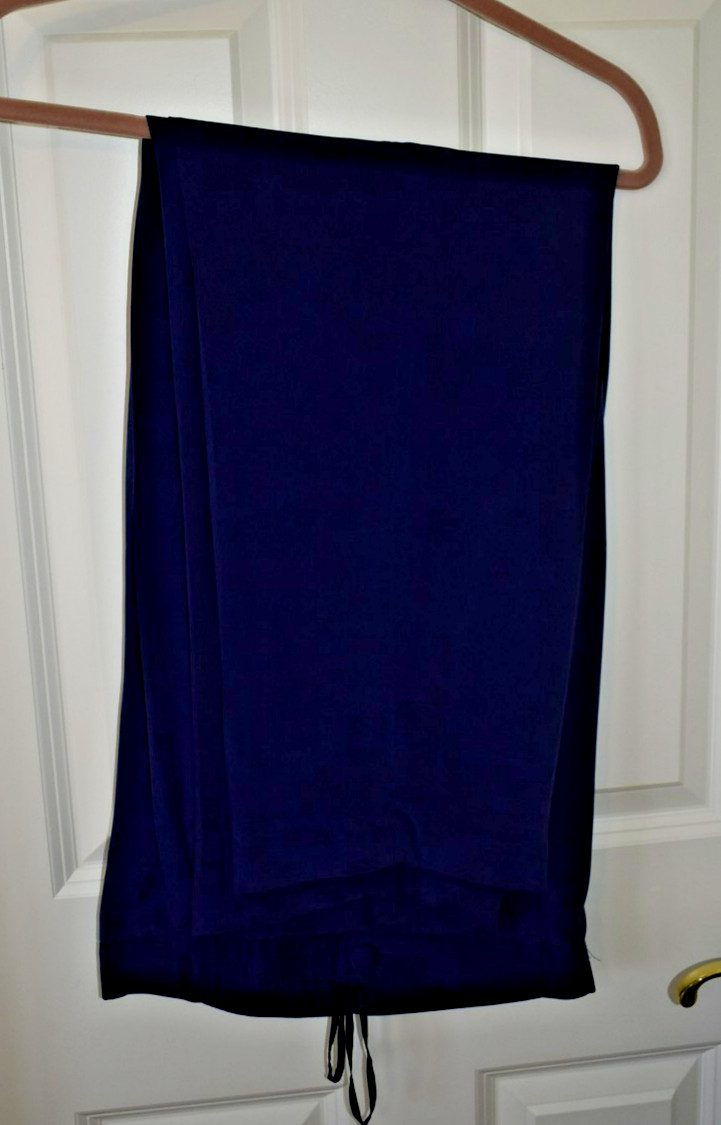 Patrick Collection Iris Purple Silk Pantsuit 10 - image 9