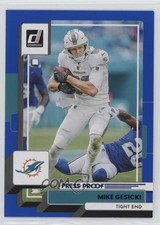 2022 Panini Donruss Press Proof Blue Mike Gesicki #124 0q3