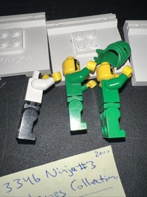 Lego 3345 Ninja #2 & 3346 Ninja #3 Mini Heroes Collection Used No Box/Cards Read