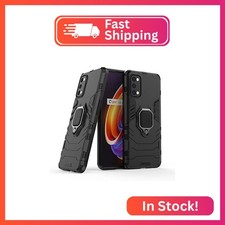 LuluMain Compatible with Realme7 Pro Case, Metal Ring Grip Kickstand Shockproof