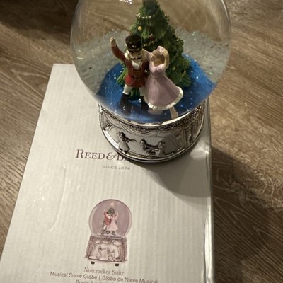 Reed & Barton Nutcracker Suite Musical Snow Globe New In Box