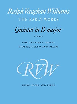 Quintett D-Dur: (Klavierpartitur und Stimmen) - Vaughan Williams, Ralph