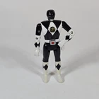 Vintage 1993 Bandai Mighty Morphin Power Rangers Black Ranger Action Figure 5.5"