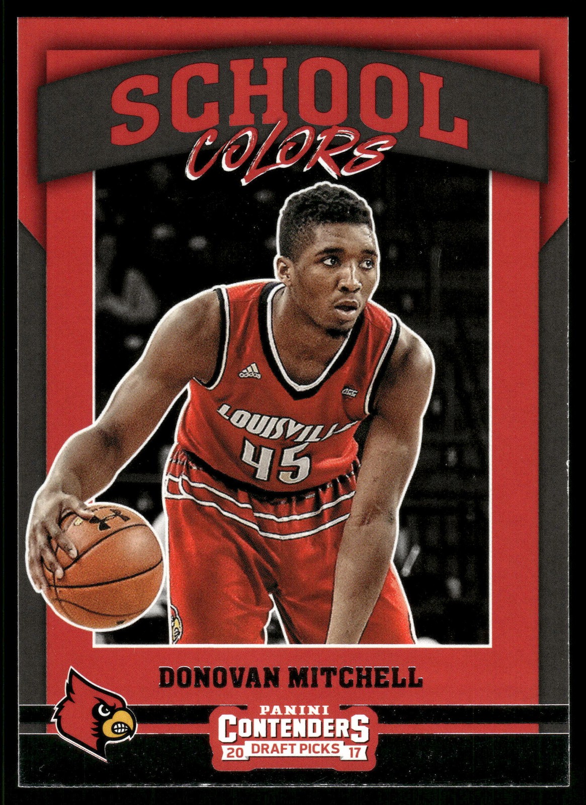 2017 Panini Contenders Draft Picks #29 Donovan Mitchell School Colors