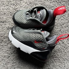 Nike Air Max 270 'Iron Grey University Red' DR7899-001 Kids Size 3C