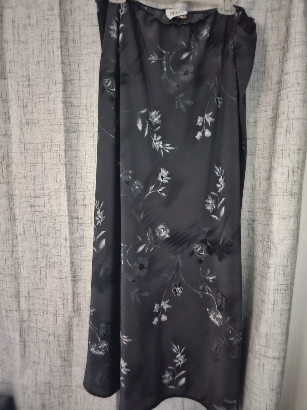 Women's Casual Pencil Style Maxi Skirt Elastic Waist Size Xlg