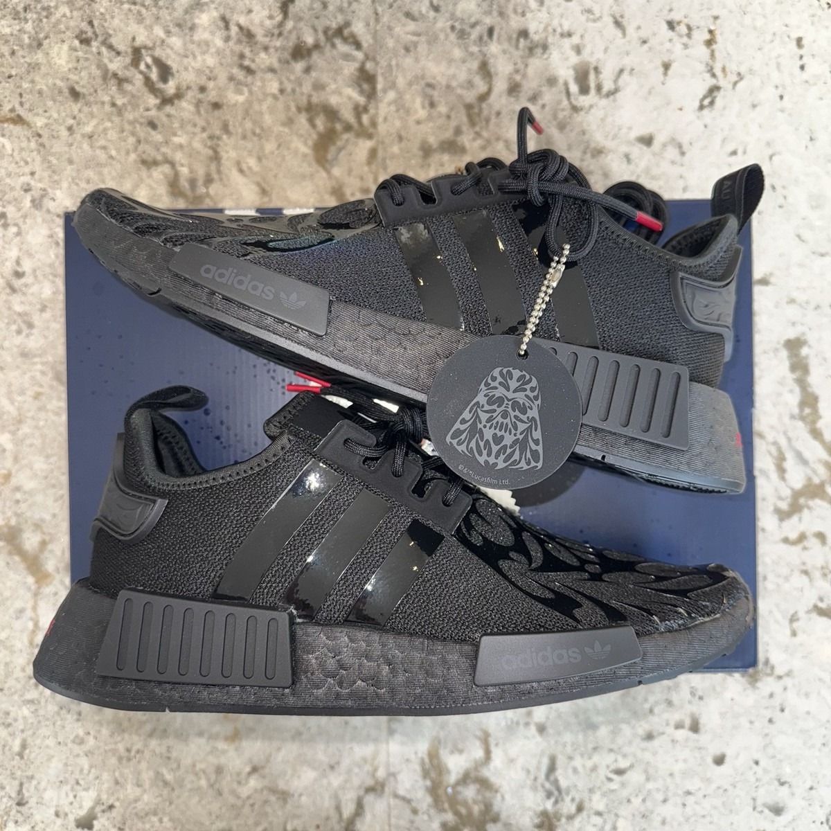 Adidas NMD_R1 Star Wars Darth Vader Black Men's Size 8 Brand