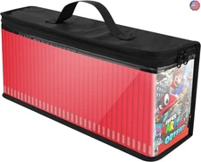 Game Disc Storage Bag for Nintendo Switch Games and Switch 2 Games, Portable