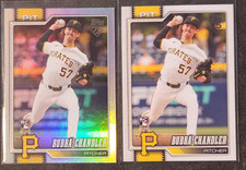 BUBBA CHANDLER 2-CARD RC LOT 2026 Topps Series 1 RAINBOW FOIL/Base #283 PIRATES