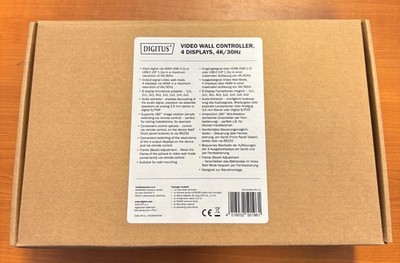 Digitus Video Wall Controller 4 Displays 4k/30hz