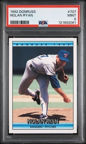 1992 Donruss - Nolan Ryan #707 PSA 9 MINT!  HOF (D-5)