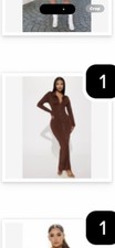 Luna Button Front Maxi Dress - Brown