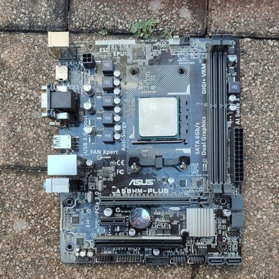 ASUS A68HM-PLUS FM2+ mATX / AMD Athlon X4 845 CSL Mainboard 
