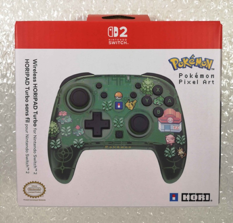 Hori Verde Mando Inalámbrico Horipad Pokémon Píxel Switch 2 - Imagen 2
