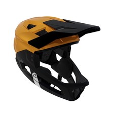 casco mtb integrale bambino enduro 2.0 mentoniera rimovibile giallo taglia xs (5