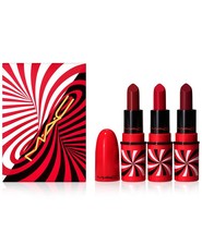 MAC Tiny Tricks Mini Lipstick Trio Neutral 3 Pcs Set New With Box