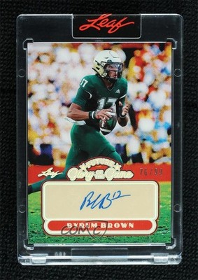 2025 Leaf Glory of the Game Future Silver Holo 76/99 Byrum Brown Auto pi4
