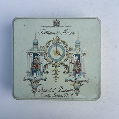 Extremely Rare Fortnum & Mason Biscuit Tin with Original Internal Packaging Rare