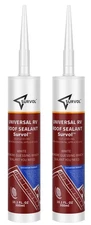 RV Roof Sealant, Self-Leveling Lap Sealant - White, 2-Pack, Window, Skylight ...