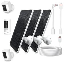 AYF Solar Panel Compatible with Ring Spotlight Cam, Stick Up Cam 3 Pack
