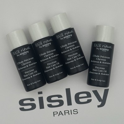 4x Sisley Hair Rituel Precious Hair Care Oil Glossiness & Nutrition - 10ml ea.
