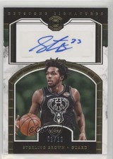 2017 Panini Cornerstones Keystone Signatures Gold 1/10 Sterling Brown Auto 0r4