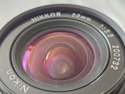 Nikon Nikkor 20mm f3.5 AI (Ai) Manual Wide Angle Lens (200xxx) w