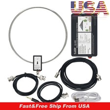 GA-800 Active Loop Antenna Shortwave 10KHz-159MHz HF Antenna for Radios USA 