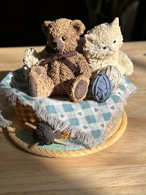 San Francisco Music Box Company Cat/Bear  My Favorite Things  Tune 4  Vintage