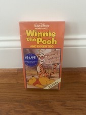 Winnie The Pooh And Tigger Too Betamax Tape Walt Disney Home Video New Not VHS