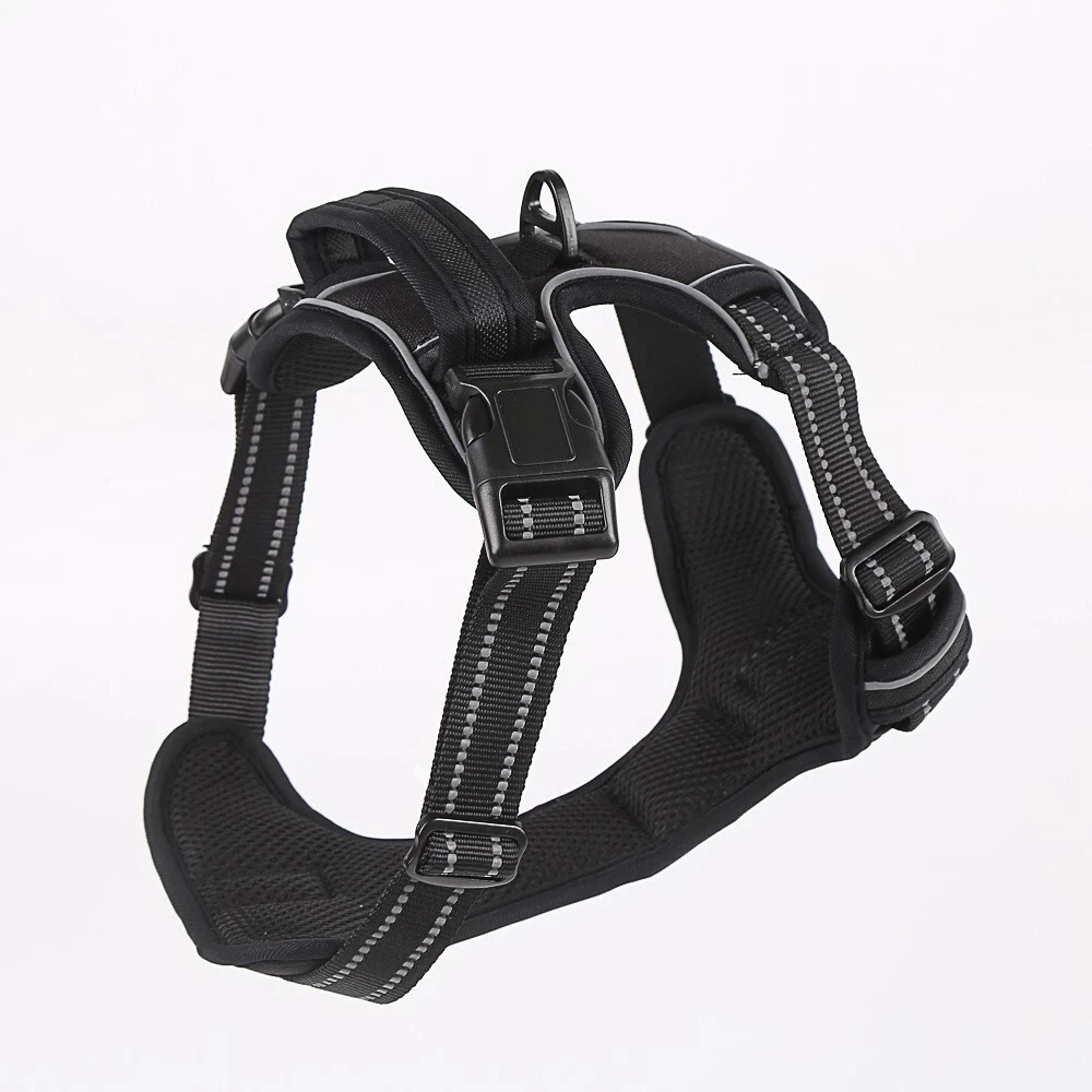 Dog Harness No Pull Adjustable Soft Padded Reflective No-Choke Pet Oxford Vest