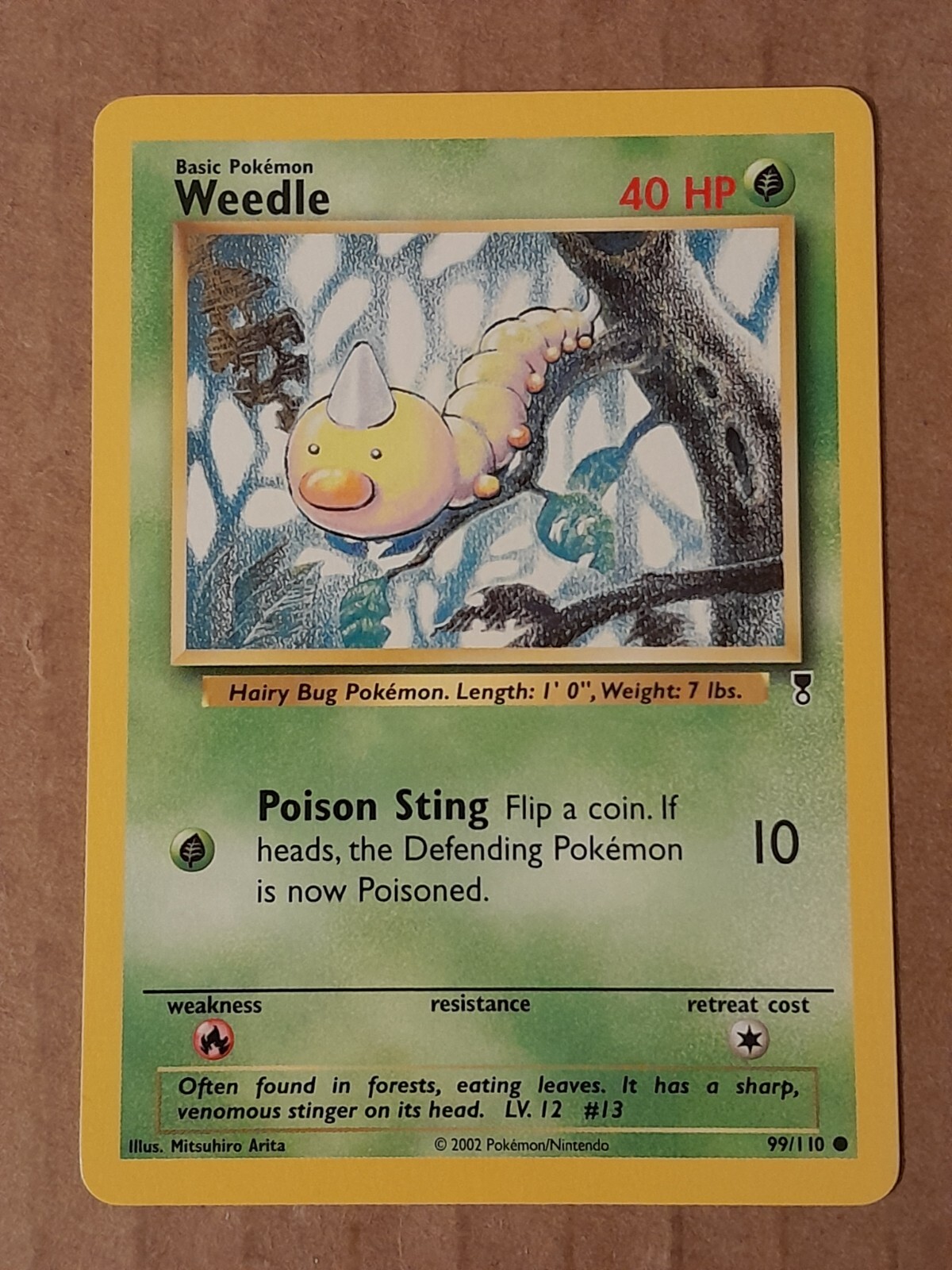 Pokemon Weedle 99/110 Legendary Collection NM See Pictures