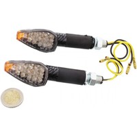 Blinker JMP Arrow2 LED Lang Weiß Carbon Optik