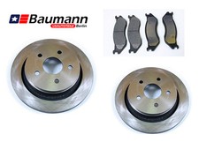 2 BREMSSCHEIBEN & KERAMIK BREMSKLÖTZE HINTEN LI+RE Chrysler Aspen 2007 bis 2009