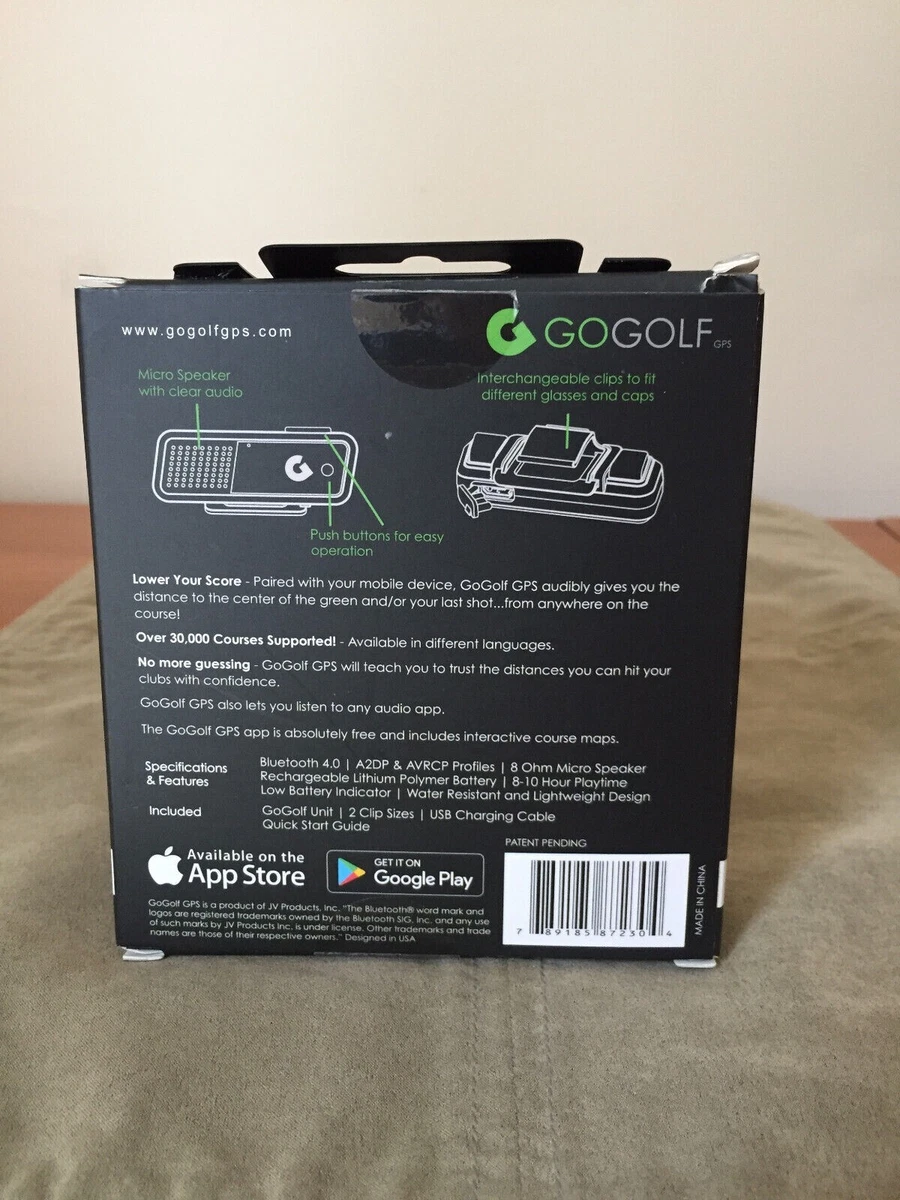 NEW. GOGOLF Hear The Distance Wearable Audio Golf GPS. A GR8 Deal