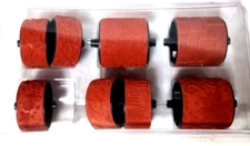 Set of 8 Stampin' Around Roller Wheel Stamps Rollagraphs NIB Vines Stone Floral