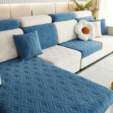 1 2 3 4 Seater Couch Cushion Cover Stretch Seat Cover L Shape Sofa Cushion Cover