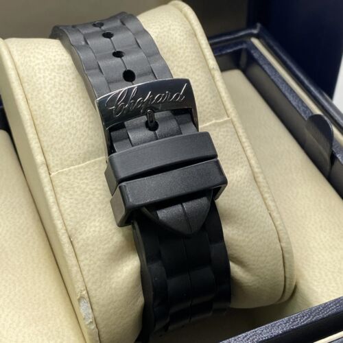 Montre à quartz Chopard Happy Sport Chrono PVD cadran diamant noir 288499-3007 - Photo 7 sur 9