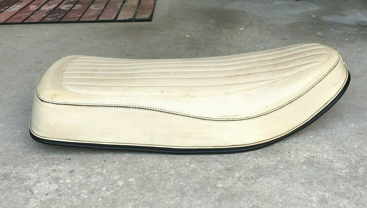 油彩『Buddy』 Vtg Chrome Seat Frame Cover Pan Panhead Shovelhead Buddy FLH
