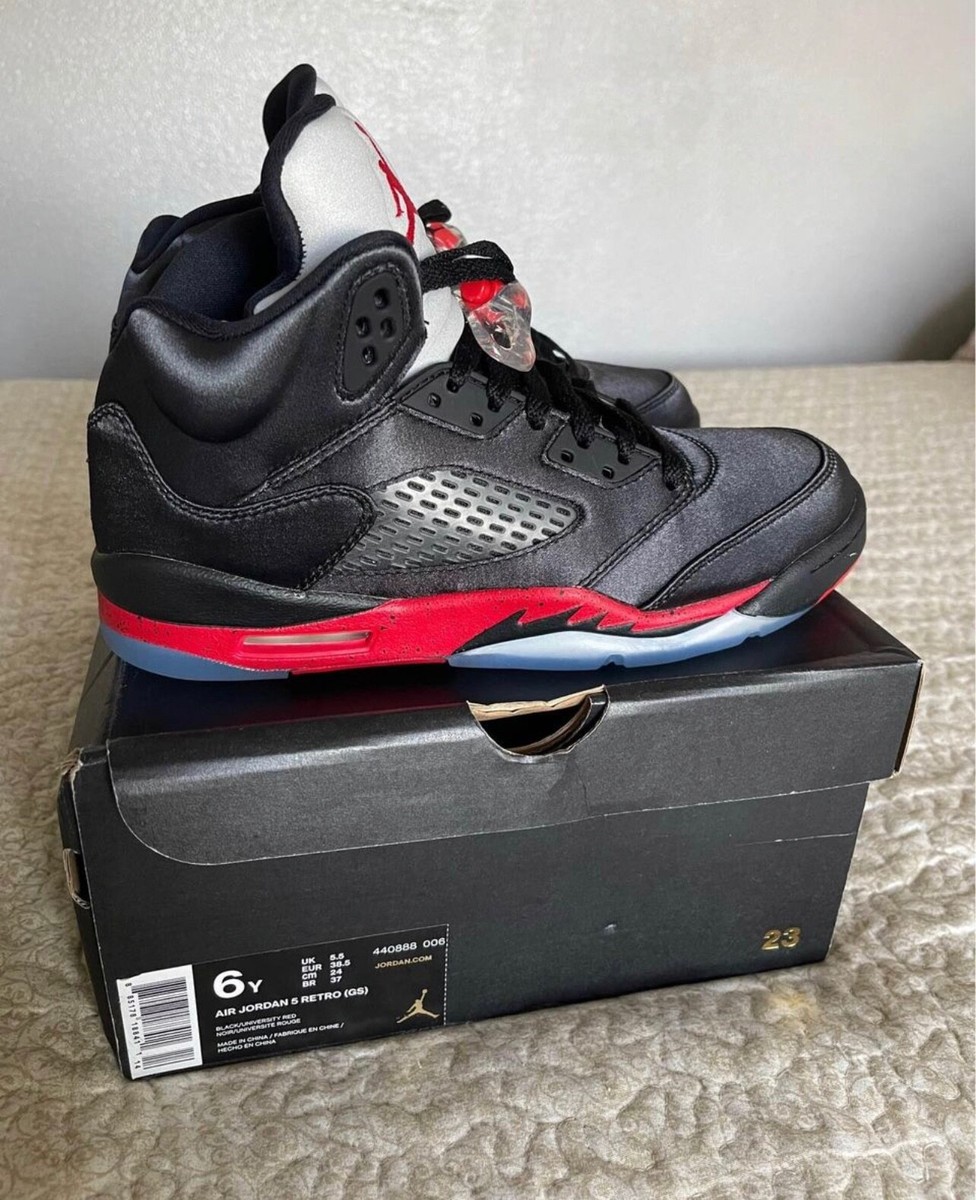 air jordan 5 retro gs university red/black sz 6y | eBay air jordan 5 retro gs university red/black sz 6y | eBay